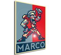 Instabuy Poster - Propaganda - Pixel Art - Metal Slug - Marco Rossi Manifesto 70x50