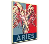 Instabuy Poster Propaganda - Saint Seiya - Aries Mu Variant 01 - LL0679 A3 42x30cm