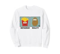 Instagram Reality Funny Food Felpa