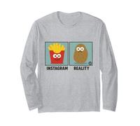 Instagram Reality Funny Food Maglia a Manica