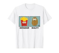 Instagram Reality Funny Food Maglietta