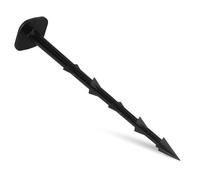 Instalguru 100x Ancoraggi Terreno Picchetti 20 cm Chiodi Picchetti Terra Punta Tessuto Diserbante Telo Giardino Pellicola Pacciamatura Rete Talpe Telo Multiuso Copertura Sabbiera Robusto