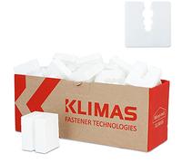 Instalguru Distanziatore in plastica 15mm Set distanziatori da 50 pezzi bianco | Profili di base rotaie di base pezzo di compensazione distanziatore per tasselli universali con 3 distanziali in PE
