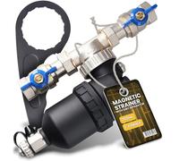 Instalguru Filtro Separatore Fanghi Magnetico 1 Pollice DN25 Riscaldamento Impianto Termico Trattamento Acqua Calda Magnete Neodimio Anticalcare Abitazioni Condomini Sistemi