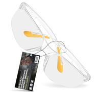 Instalguru Occhiali Da Lavoro Protezione Occhi Trasparenti Chiari Policarbonato Resistente Agli Urti Universali Officina Cantiere Giardinaggio Sicurezza Professionale Antispruzzo