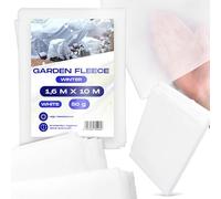 Instalguru Tessuto Non Tessuto da Giardino Protezione Piante 1,6 x 10m 50g Bianco Inverno Telo Antigelo Vello Protettivo per Colture Raccolto Crescita Anticipazione UV Copertura di Orti