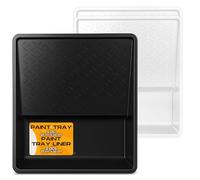 Instalguru Vaschetta Per Vernice In Plastica 25x33 cm Con 2 Inserti Monouso Vaschetta Per Rullo Pittura Pareti Smalto Vernice Interni Casa Fai Da Te