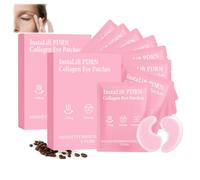 Instalift - Patch per gli occhi PDRN e collagene, maschera per gli occhi anti-rughe idratanti in profondità, per circoli e borse scure, maschera per occhi idrogel per ridurre le linee sottili e le