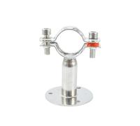 Installare un morsetto for staffa di supporto for tubi in acciaio inossidabile 304 con un diametro esterno di 19-108 mm e una piastra inferiore(50mm L,Fit 80-89mm OD Tube)