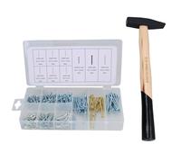 Installatore di unghie martello geologo 200 grammi con set assortimento di un...