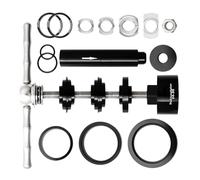 Installatore leggera, pressa per cuscinetti ciclistici, installazione serie sterzo con lega di alluminio di precisione per bici, pressa con struttura compatta, strumento di manutenzione della b