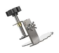 Installatore per porte di armadietti in acciaio inossidabile resistente con vite da 8 mm impugnatura antiscivolo per progetti di lavorazione del legno, aiuto per l'installazione di porte di armadietti