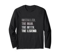 Installatore The Man Myth Legend Vintage Maglia a Manica