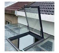 Installazione del ponte, copertura per lucernario e lucernario per tetti inclinati/piatti, apertura a 80° per la massima luce, perfetta per soffitte, verande e pozzi sotterranei, 450 x 600 mm