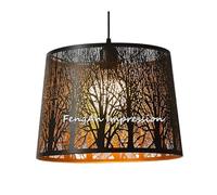 Installazione di illuminazione, collezione di modelli di foresta bianca, lampadario moderno, plafoniera interna, corda regolabile in altezza, lampada a sospensione, tromba delle scale della cucina