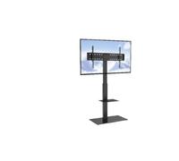 Installazione di mobile TV Mobile TV alto girevole adatto for TV da 32-55/65/85 pollici Mobile TV portatile da terra regolabile in altezza 600x800mm