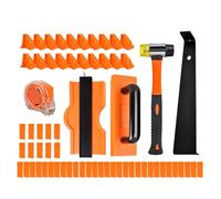 Installazione di pavimenti in legno laminato con distanziatori Set di strumenti per il montaggio del pavimento in legno duro Blocco di trazione e mazze Set di strumenti per pavimenti in laminato