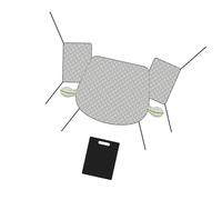 Installazione rapida cinghia elastica parabrezza neve proteggere riparo per organizzare rapidamente in 3 periodi, sostanza permanente globale parabrezza auto neve verde cipolla sole barriera contro il