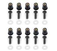 Installazione Rapida E Facile Kit Viti Per Parabrezza Moto M6 (10Pezzi)