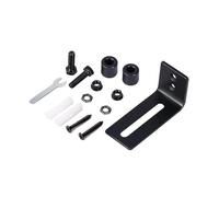 Installazione Rapida in Trenta Secondi Robusta Capacità 80 Kg Guida Per Binario Per Porta Scorrevole Allineatore Modificabile Montato a Parete Per Hardware Modificabile Per Cancello Del Fienile