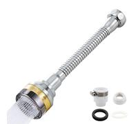 Installazione semplice: non hai bisogno di conoscenze o strumenti idraulici per installare questa prolunga del rubinetto girevole, basta collegarlo al rubinetto esistente e d