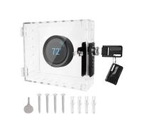 Installazione senza attrezzi Del Regolatore di Temperatura Acrilico Trasparente Armadio Parapolvere Controller Valigia Senza Utensili Installazione Controller