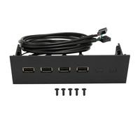 Installazione senza driver, pannello frontale da 5,25 pollici, hub USB 3.2 Gen2 con dimensioni compatte e connettività versatile per sistemi Windows