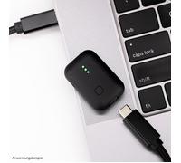 Zoom - Instamic Pro Plus C Mono, microfono Bluetooth compatto, registratore float a 32 bit, Bluetooth, 4 microfoni, timecode, per iOS, Android, macOS, Windows, Blackmagic, Atomos, Tentacle, GoPro