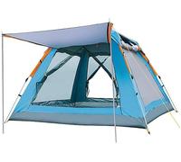 Instant Automatic Pop Up Tent, 3-4 Person Portable Camping Tent with Storage Bag & Support Rod, Outdoor Shelter, 2 Mesh Windows & 2 Doors, for Camping, Hiking, Fishing Learned extensively