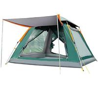 Instant Automatic Pop Up Tent, 3-4 Person Portable Camping Tent with Storage Bag & Support Rod, Outdoor Shelter, 2 Mesh Windows & 2 Doors, for Camping, Hiking, Fishing Learned extensively