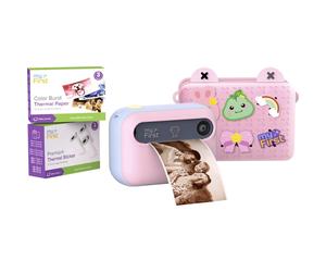 INSTANT CAMERA MYFIRST Insta 20 Bundle Fotocamera + Pellicole + Custodia ROSA