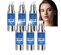 Instant Face Lift Cream & Siero con acido ialuronico, formula rassodante e idratante anti-invecchiamento per viso e collo, riduce le rughe e le linee sottili, leggero e non grasso (6 pezzi)