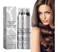 Instant Freshing Volumizing Hair Dry Shampoo, 2X150ML No Rinse Dry Shampoos Hair Spray for Men Women, Shampoo a Secco Naturale Volumizzante in Polvere, Shampoos a Secco Non Grasso Formato da Viaggio