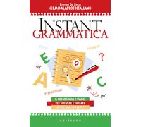 INSTANT GRAMMATICA. - DE LUCA EMMA - Gribaudo