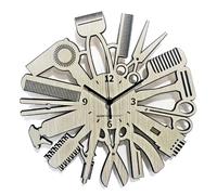 Instant Karma Clocks | Orologio da Parete Barber Shop Strumenti Parrucchiere | Design Moderno | Arredo Decorativo per Saloni di Bellezza, Barberie Parrucchiere