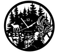 Instant Karma Clocks - Orologio da Parete - Deer Cacciatore Cervo Foresta Bosco Idea Regalo Uomo