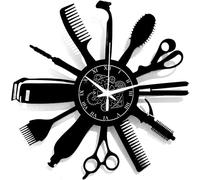 Instant Karma Clocks | Orologio da Parete Hair Stylist | Design Professionale Parrucchiere | Decorazione Murale per Barbiere Saloni e Barber Shop