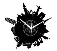 Instant Karma Clocks | Orologio da Parete Monumenti del Mondo | Design Artistico con Skyline Internazionali | Arredo Originale per Amanti dei Viaggi