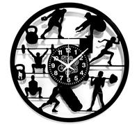 Instant Karma Clocks | Orologio da Parete Palestra | Design Fitness Gym | Idea Regalo per Appassionati di Sport