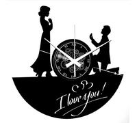 Instant Karma Clocks | Orologio da Parete Romantico | Design Artistico su Vinile per Regalo di Coppia Anniversario Matrimonio