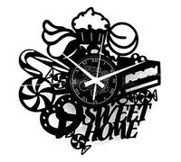 Instant Karma Clocks | Orologio da Parete Sweet Home | Design Decorativo a Tema Dolci e Caramelle | Idea Regalo Originale per la Cucina o Pasticceria