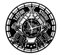 Instant Karma Clocks | Orologio da Parete Tattoo Studio | Arredo Tematico per Studi Professionali | Decorazione Originale per Tatuatori e Amanti dell’Arte Ink