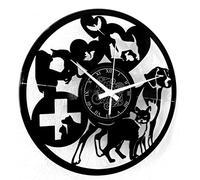 Instant Karma Clocks | Orologio da Parete Veterinario | Design Cane Gatto e Cuore per Ambulatori e Amanti degli Animali