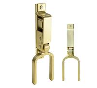 Instant Locking Gate Latch, Heavy-Duty Single-Hand Gate Latch for Farm, Fast Gates Latchs, Metal Automatic Spring Lock, Easy Install on Wood, Metal & Pipe Gates