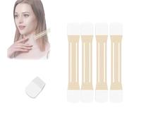 Instant Neck Tape, Neck Tape, Necks and Face Lift Strap Patch Tightening, High Elastic Breathable Lifting Invisible Reusable for Face Jaw (4pcs+20pcs Tapes)
