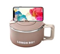 Instant Noodle Bowl - 1200ml Cooker | 380g Japanese Bowl, Portable High Capacity Noodle Cooker For College Home Dorm Room, Easy Cooking Ŕamen B́owl For Quick Meals And Convenient Eating