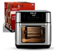 Instant Pot 10QT - Friggitrice ad aria, 7 funzioni in 1 con tecnologia EvenCrisp che croccante, cuoce, arrosti, disidrata, riscalda e girarrosti, include oltre 100 ricette in-app, in acciaio inox