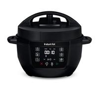 Instant Pot Multicooker, 3.8L 7-in-1 Pentola a Pressione, Vaporiera, Scaldavivande in Acciaio Inossidabile Spazzolato, Adatta a Cucinare Riso, Zuppa, Verdura e Yogurt a Cottura Lenta, Nero
