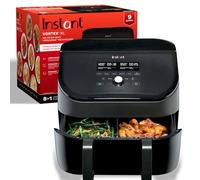 Instant Pot VersaZone Friggitrice ad aria 9QT, 8 funzioni in 1 con tecnologia EvenCrisp, patatine, grigliate, cotte, arrosti, disidrata, riscalda alla stessa o a temperatura diversa, dai creatori di