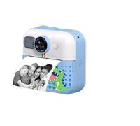 Instant Print Camera Kids Digital Children Camera Toy For Photo Mini Thermal Printer Video Educational Toys Camera Boy Girl Gift(Black)